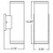 Access Lighting Sandpiper, BiDirectional Outdoor LED Wall Mount, Bronze Finish, Frosted Glass 20034LEDMG-BRZ/FST - alternate 2